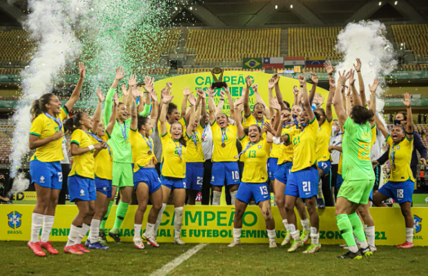 Seleções de futebol feminino de Brasil, Chile, Venezuela e Índia